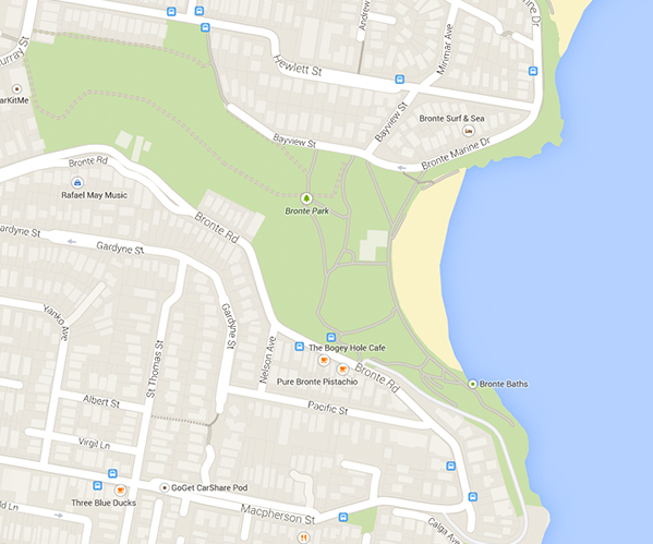 We are located in Bondi